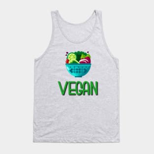 Vegan vegetarian food nutrition Tank Top